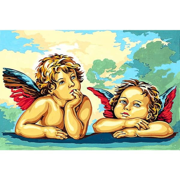 Canevas antik Änglar Raphael 30x40cm