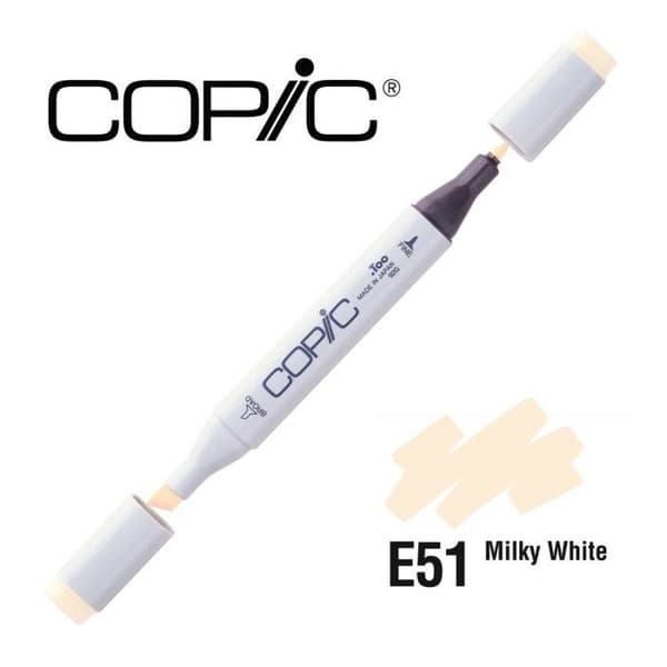 Copic - Alkoholbaserad Copic Marker E51 Milky White beige