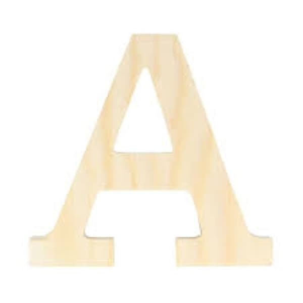 Brev A - 11,5 cm - Trä