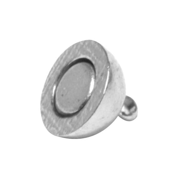 Magnetlås, extra starkt, 12mm ø, silverfärgad, 1 styck Silver