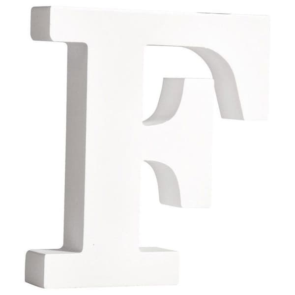 Brev MDF F, vit, 11cm, tjocklek 2cm