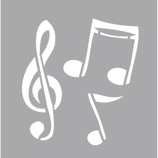 Graine Créative - Schablon 8 x 8 cm Musik