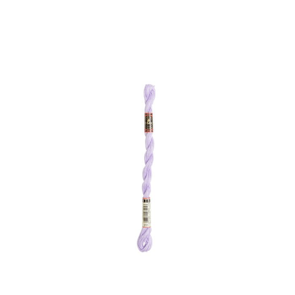 Fil DMC Coton Perlé Liten N8 Col. 211 Rosa