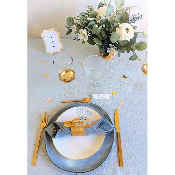 Självhäftande halvpärlor - Artemio - 80 st - Guld - 0,5 cm - Blandat gyllene