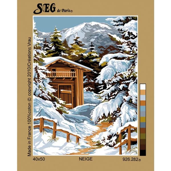 Antik duk Snö 40x50cm
