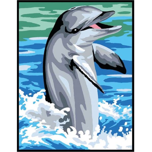 Kit canvas Dauphin 20x25cm Vit