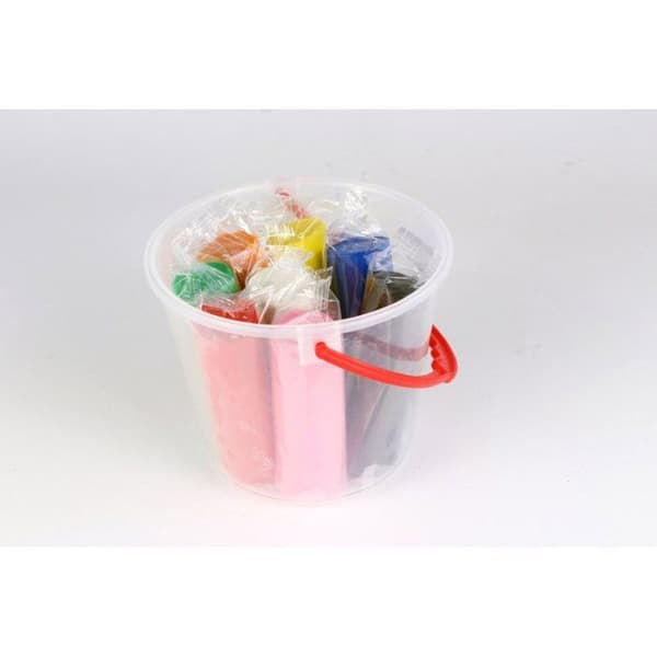 MégaCréa DIY - Modellera för barn Eimer med 8 assorterade stänger Färgsortiment