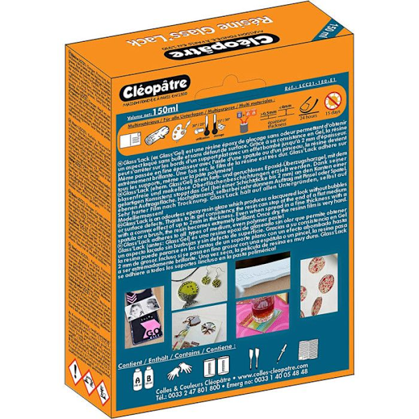 Glasyrharp - Kleopatra - 150ML - Ultra-glänsande - Stötresistent - Lackeffekt