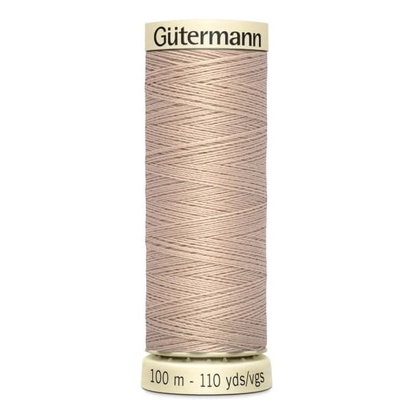 Sytråd 100% polyester Gütermann 1 Spole - Att 121 - mandel mandel