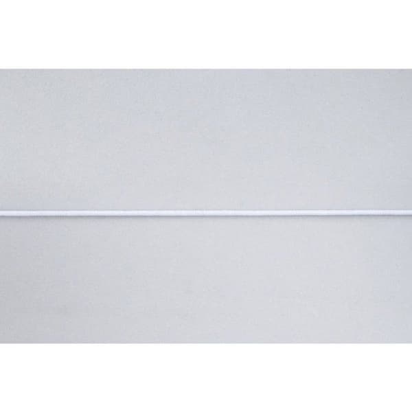 Elastisk tråd, 2mm rulle 5m, vit Vit