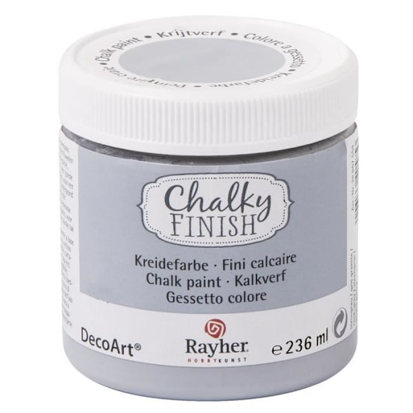 Chalky Finish, granitgrå, 236ml låda