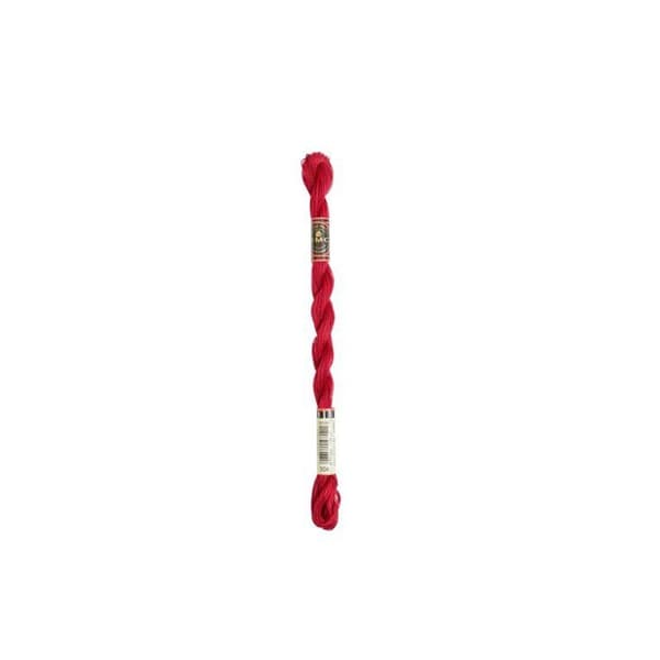 DMC - Fil DMC Coton Perlé Small N8 Col. 304 Röd