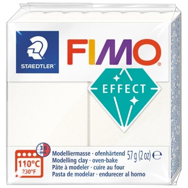 Fimo Paste - STAEDTLER - Pearly Metal Effect 08 - Pearly metallic effekt - 57 g - Advanced - Child Pärlskimrande