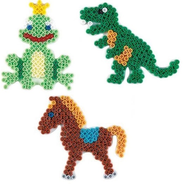 Prismor Poney dinosaur groda för standardpärlor (Ø5 mm) Flerfärgad