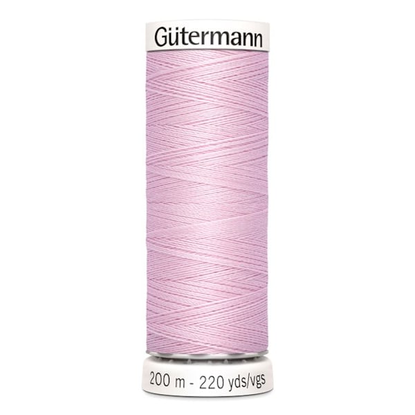 Tråd hela textil - Ej specificerat - 748277-320 - 200m - 1 rulle - Färg rosa