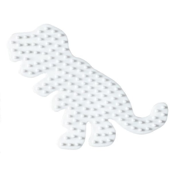 Skylt Dinosaurie för standardpärlor (Ø5 mm) Vit