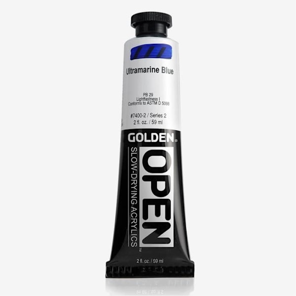 Akvarellfärg - Golden - Open 60ml - Ultra Blue II - Professionell - Mixad Ultra Blue Ii