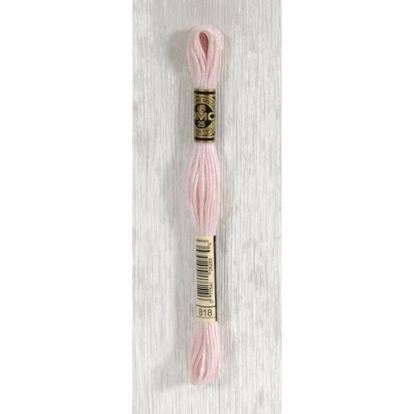 DMC Mouliné tråd 818 Rosa
