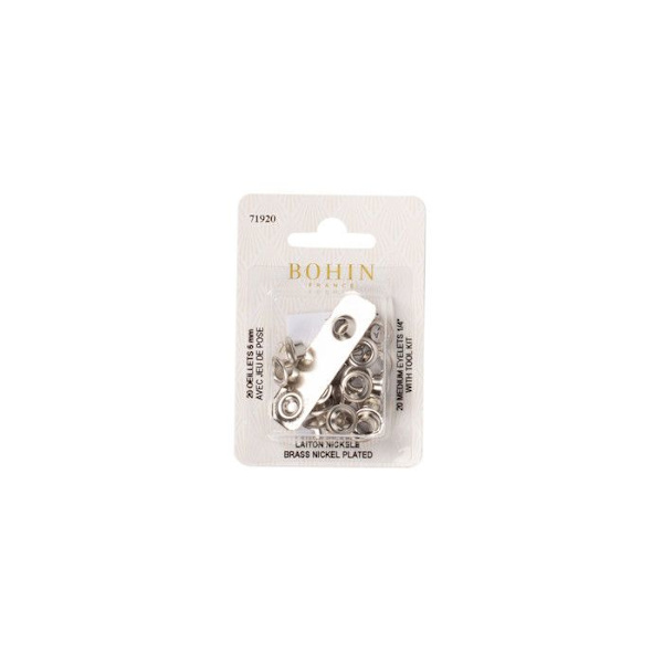 OEILLETS 6mm NICKEL MPS 20+J