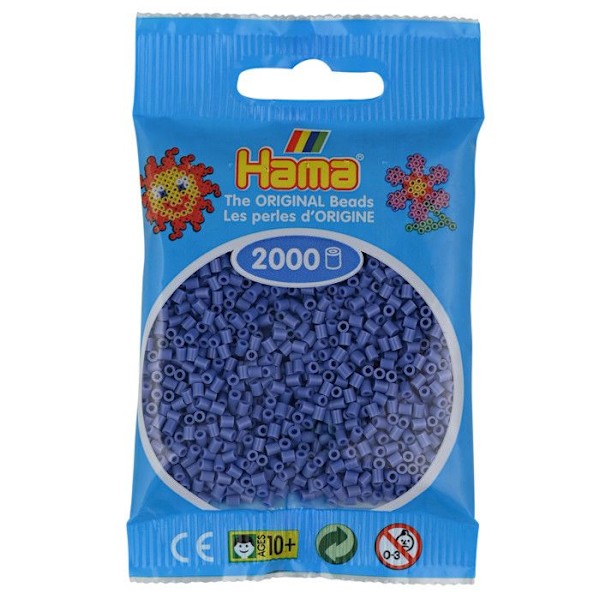 2 000 minipärlor (små pärlor Ø2,5 mm) lavendel lavendel-