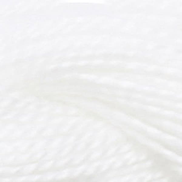 DMC - Fil DMC Coton Perlé Small N8 Färg. Vit Vit