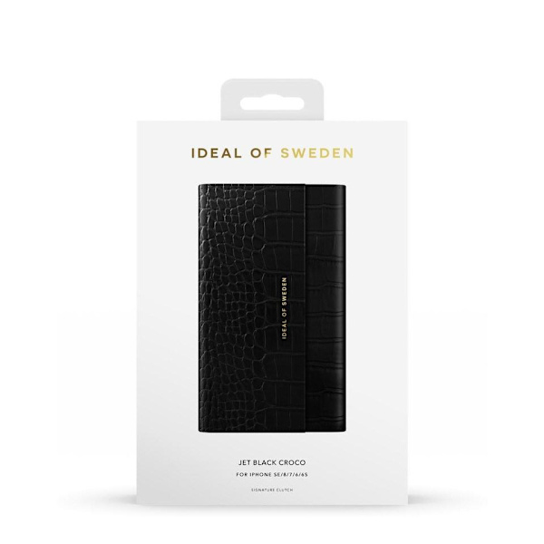 Ideal of Sweden Signature Clutch iPhone8/7/6/6s/se20 Jet Black Svart