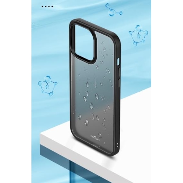 Phonet Mobilskal iPhone 15 Pro Max - Matte Röd Transparent