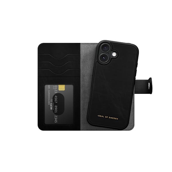 IDEAL OF SWEDEN Magnet Wallet+  iPhone 16 Plus Svart