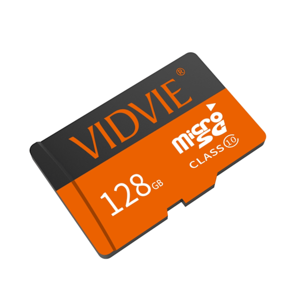 VIDVIE Micro SDHC-kort 128 GB – Snabb och pålitlig lagring Black 128GB