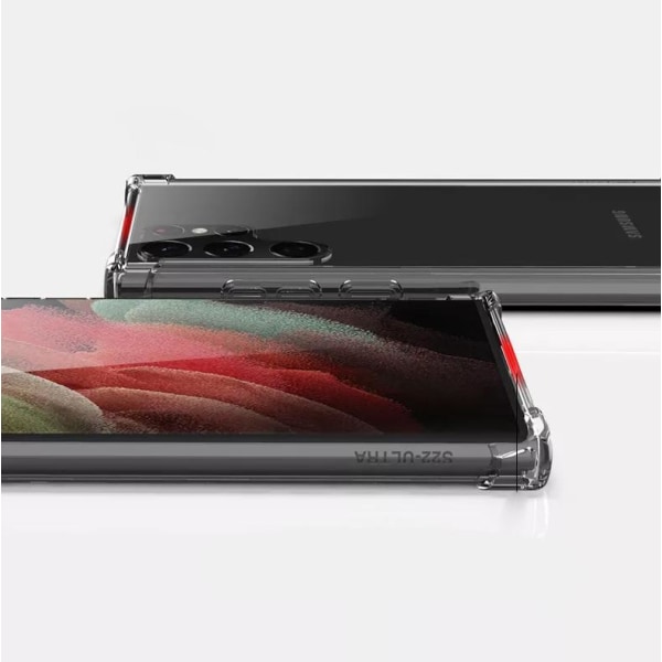 Phonet Galaxy S22 Ultra Mobilskal Transparent - Premium Skal Transparent
