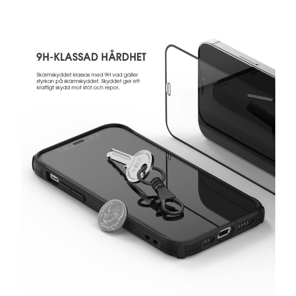 Heltäckande skärmskydd i härdat glas - iPhone 12 Mini