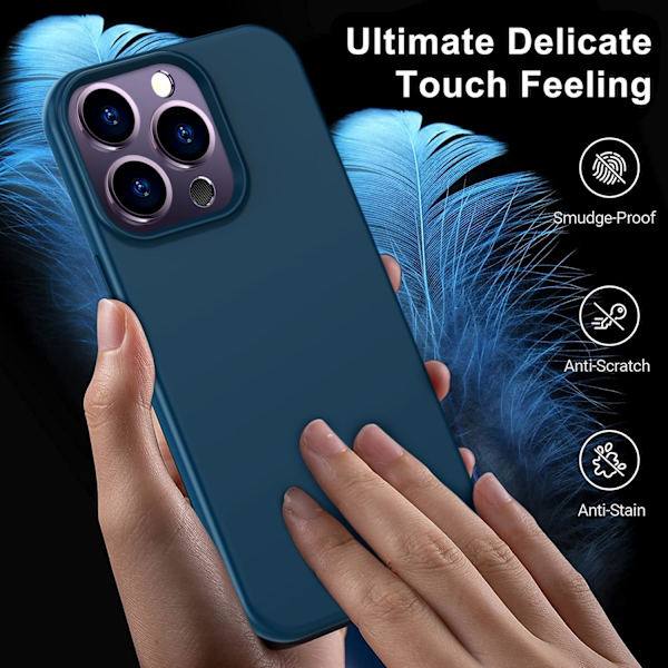 Phonet Mobilskal iPhone 14 Pro -  Dark Blue