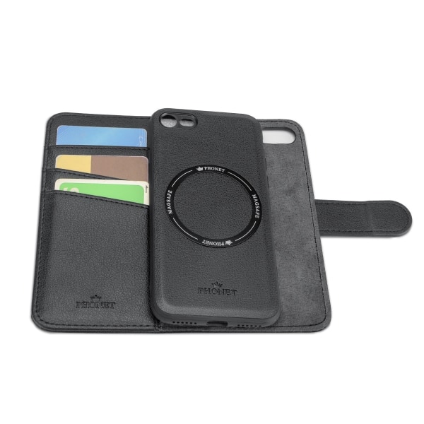 Phonet Magnet Fodral med Magsafe Skal för iPhone SE/7/8 Black iPhone SE/7/8