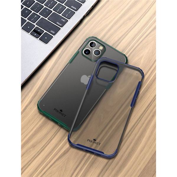 Mobilskal iPhone 13 Pro Max - Phonet Matte Transparent Blue