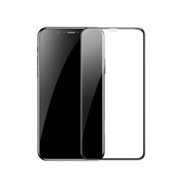 Skärmskydd iPhone X/Xs | Härdat glas med svart ram