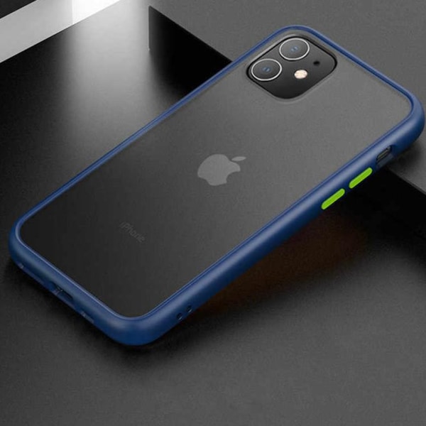 Matte Cover Blue Edge Mobilskal iPhone 11 Pro / XS / X