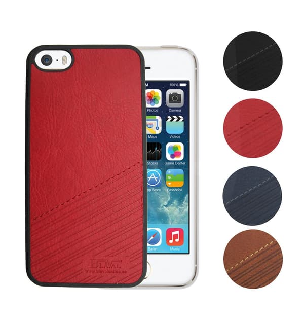 2ST Mobilskal iPhone 5 / 5S / SE | Business Case Premium Mörkblå