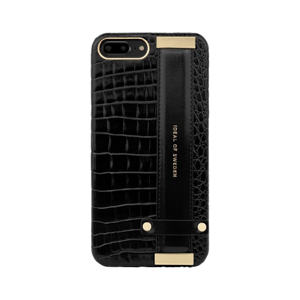 IDeal of Sweden Neo Noir Croco Strap Handle Statement Case för iPhone 6/6S/7/8 Plus Svart