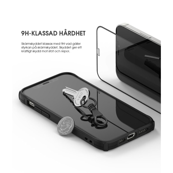 iPhone 11 / XR | Heltäckande skärmskydd | Härdat glas Privacy