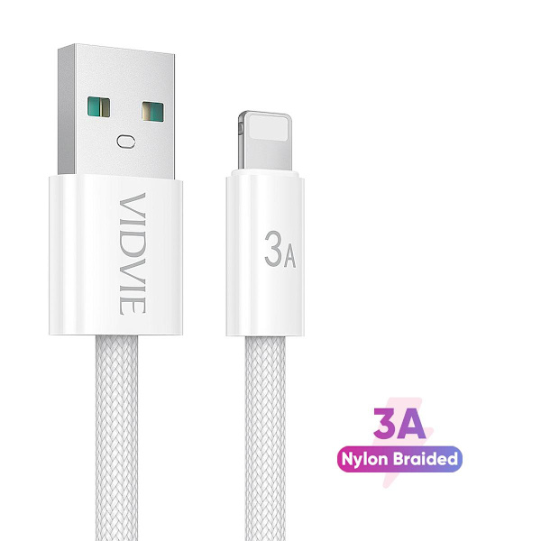 Komplett laddare -Adapter 2x & Lightning/USB-A kabel 1m Vit