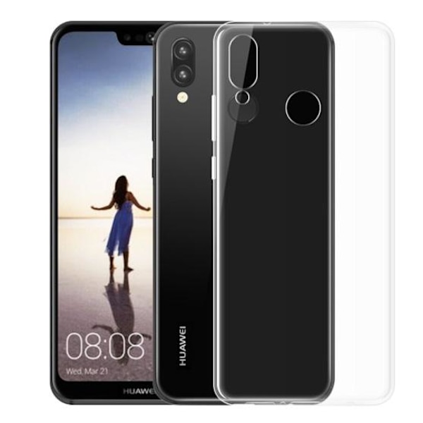 Skal till Huawei P20 Lite Transparent Rosa