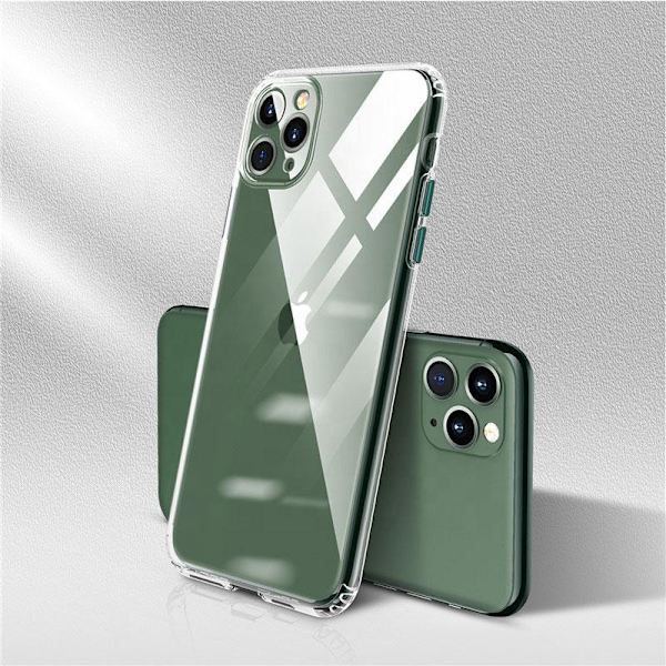 Skal iPhone 11 / XR Phonet Transparent Härdat Glas Mobilskal