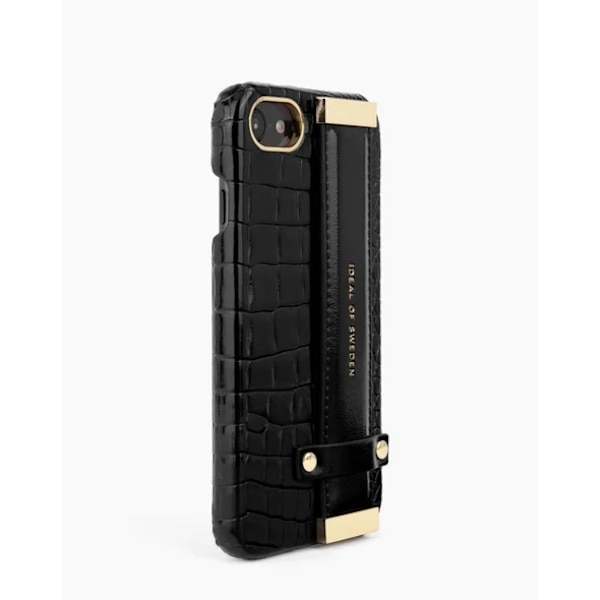 Ideal of Sweden Statement Case iPhone 8/7/6/6S/SE Neo Noir Croco Svart