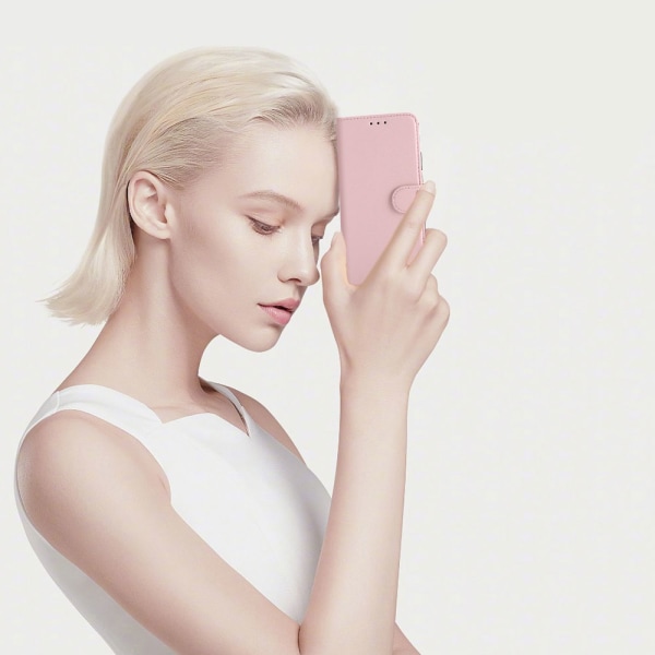 iPhone 12 / 12 Pro Mobilfodral | Premium Wallet Case Pink