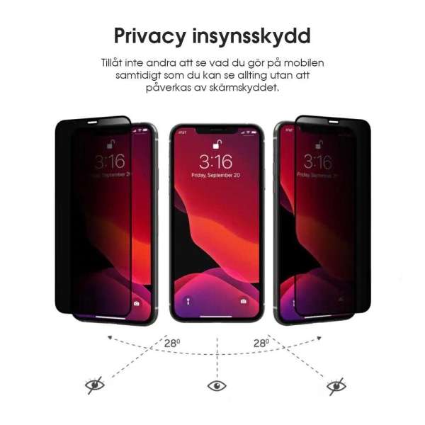 Phonet Privacy Nano Skärmskydd – Samsung Galaxy S10