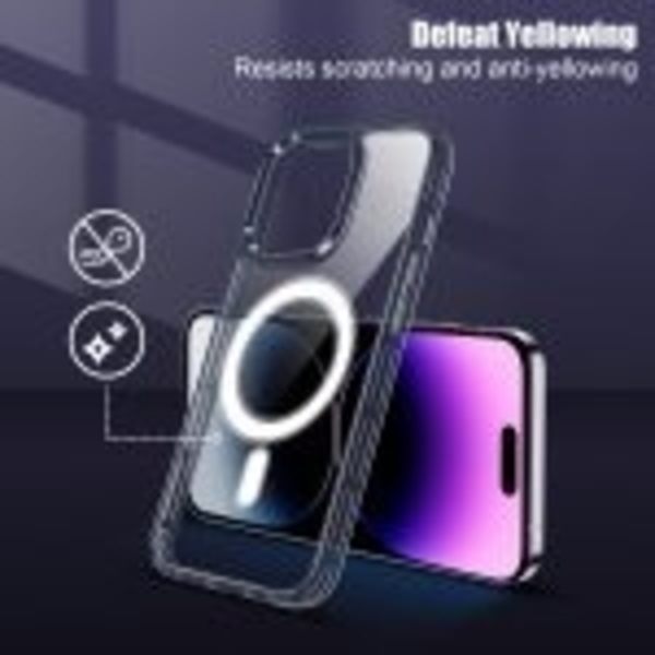 Phonet Mobilskal iPhone 12 - 12  Pro - MagSafe Transparent Transparent