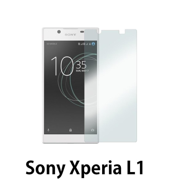 Skärmskydd Sony Xperia L1 | Härdat Glas Premium Guld