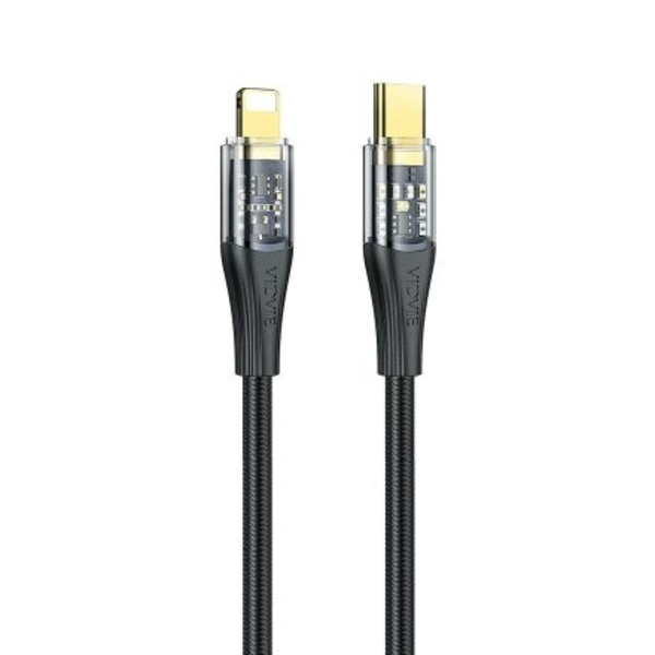 USB-C till Lightning Kabel med 30W snabbladdning Svart