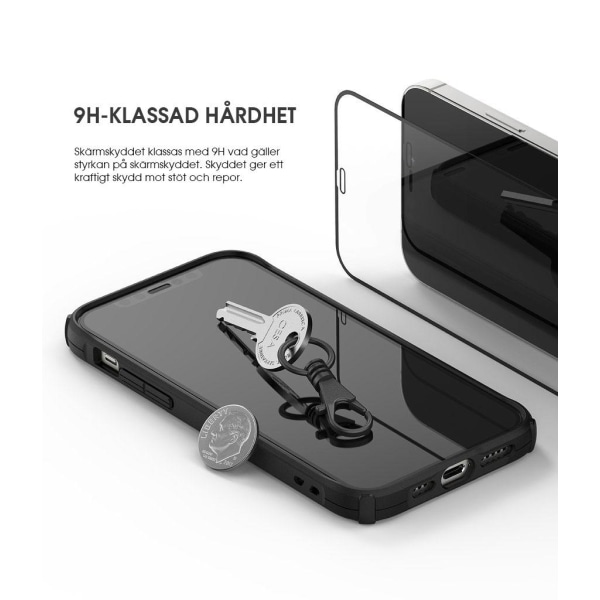 Phonet Heltäckande Skärmskydd iPhone 13 - Premium Glas