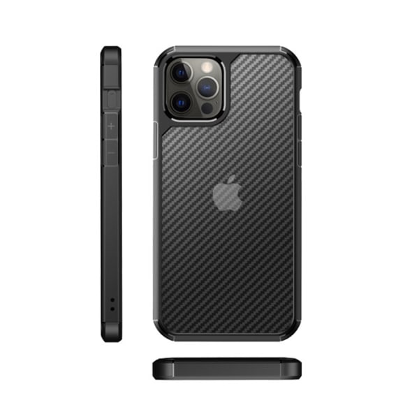 iPhone 12 Mini Mobilskal | Premium Carbon Case Black